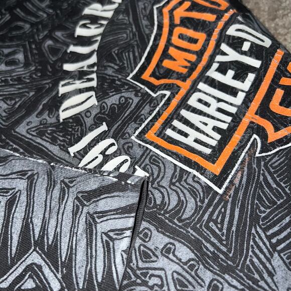 Vintage 90s graphic Harley Davidson Dealers Convention AOP RK Stratman T-Shirt - Picture 5 of 8